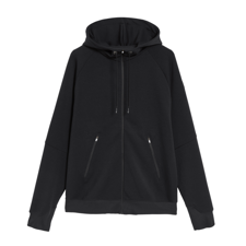 On Zipped Hoodie, Black  
